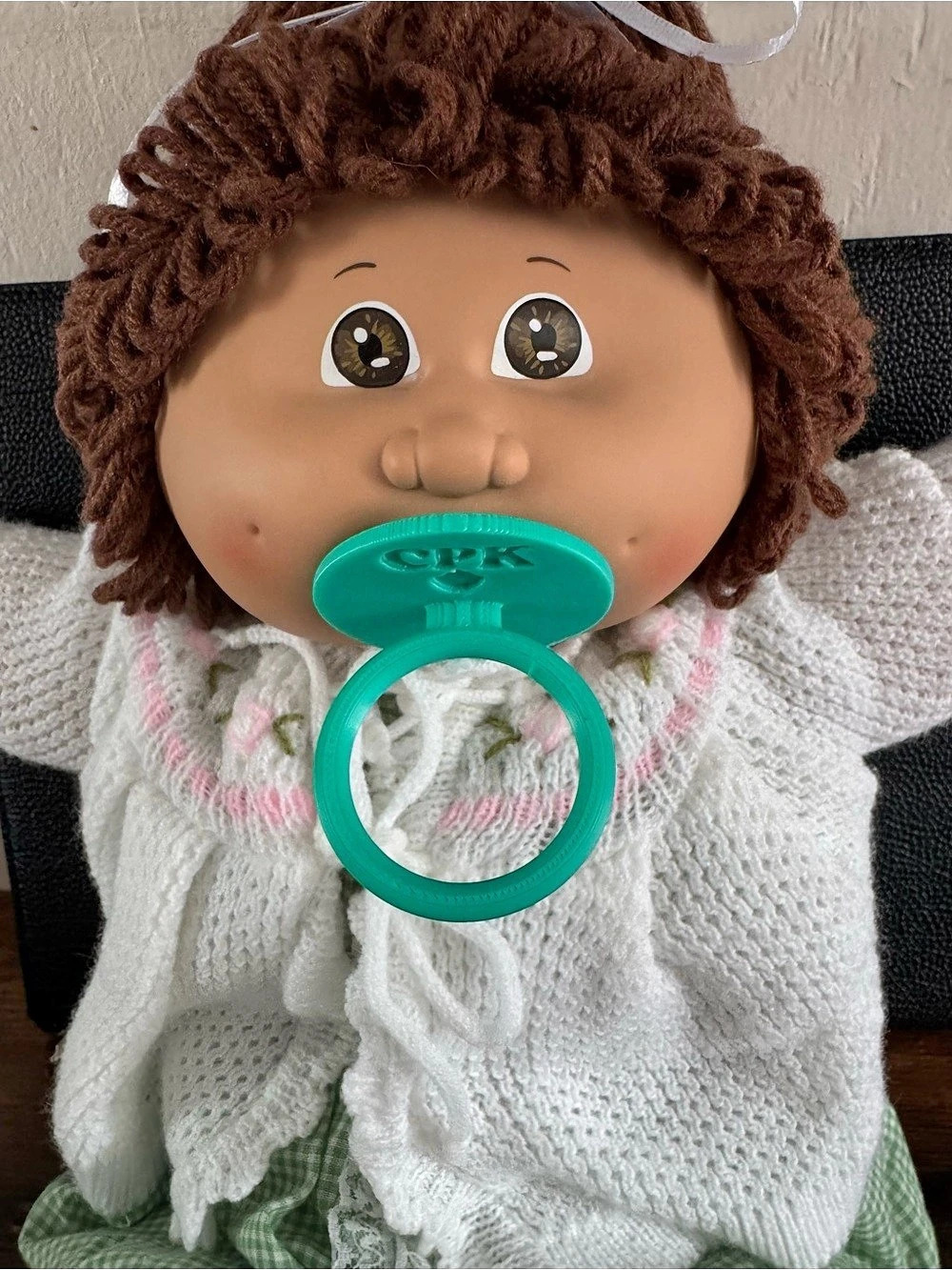 3D printed replacement pacifier for Cabbage Patch Doll - LIGHT GREEN